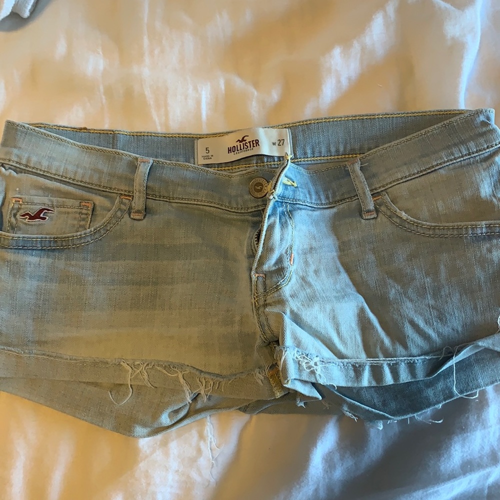 Hollister low rise denim shorts